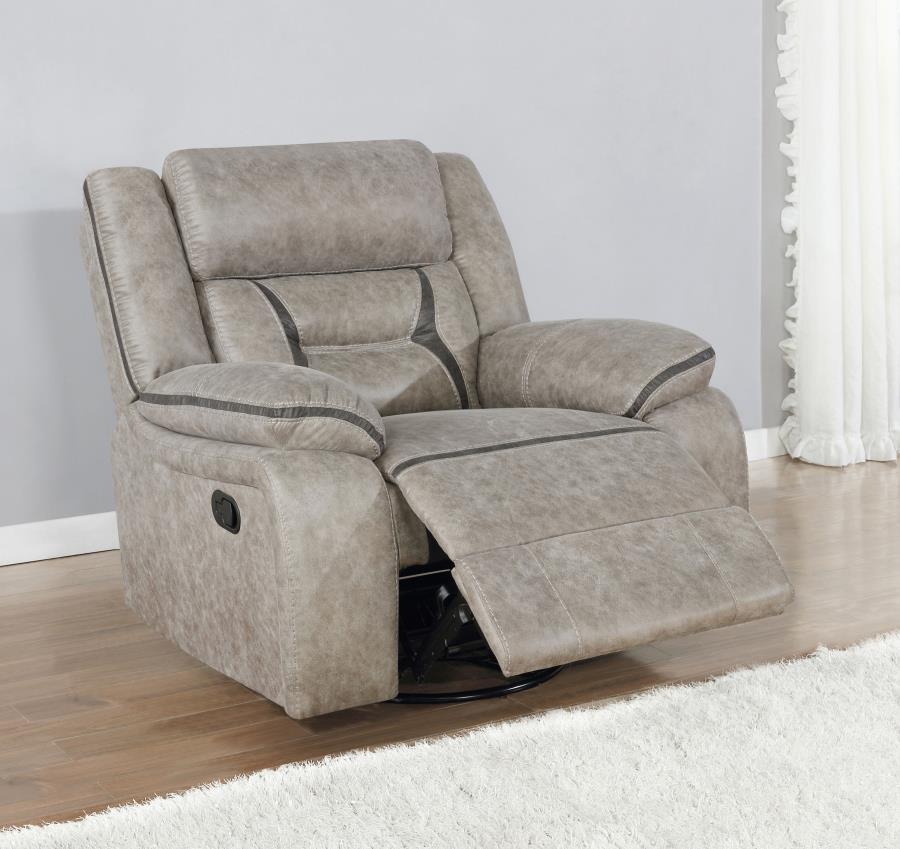 Greer - Sillón reclinable con planeador giratorio