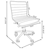 Chryses - Silla de oficina delgada y de altura ajustable