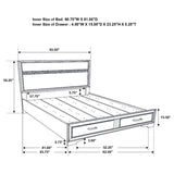 Miranda - Cama con almacenaje de 2 cajones