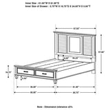 Franco - Cama con almacenaje