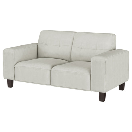 Deerhurst - Loveseat capitoné con brazo tapizado - Beige