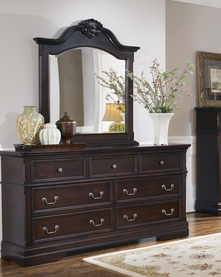 Cambridge - 7-Drawer Rectangular Dresser - Cappuccino