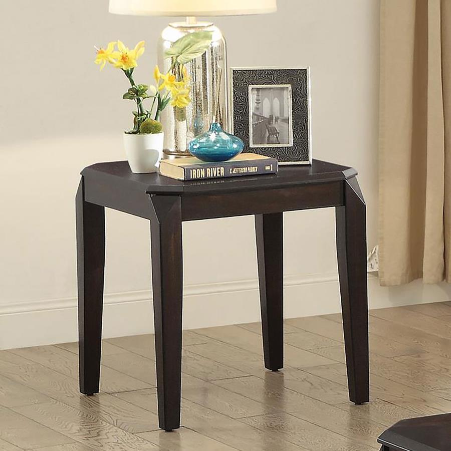 Baylor - Square End Table - Walnut