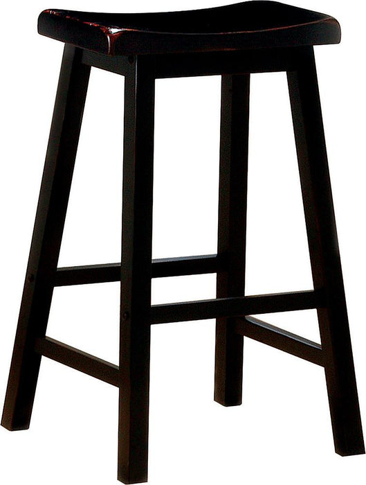 Durant Wooden Bar Stools Black (Set of 2) image