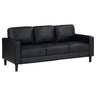 Ruth - Upholstered Track Arm Faux Leather Sofa