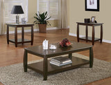 Dixon - 3 Piece Coffee Table Set - Espresso