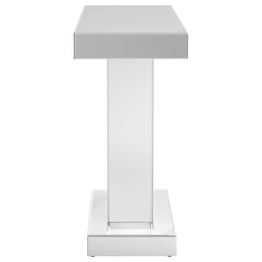 Crocus - Rectangular Console Table - Silver