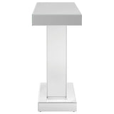 Crocus - Mesa consola rectangular - Plata