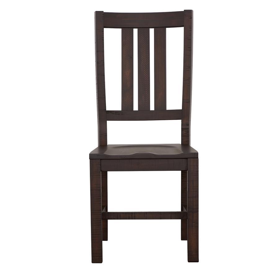 Calandra - Slat Back Side Chairs (Set of 2) - Vintage Java