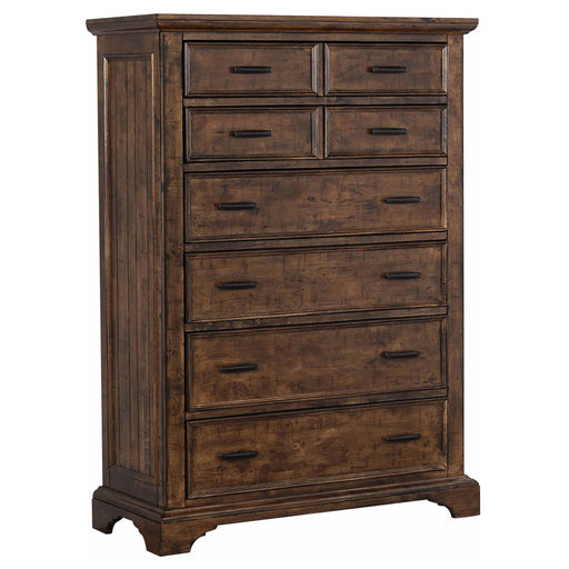 Elk Grove 7-drawer Chest Vintage Bourbon image