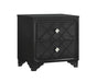 Penelope 2-drawer Nightstand Black image