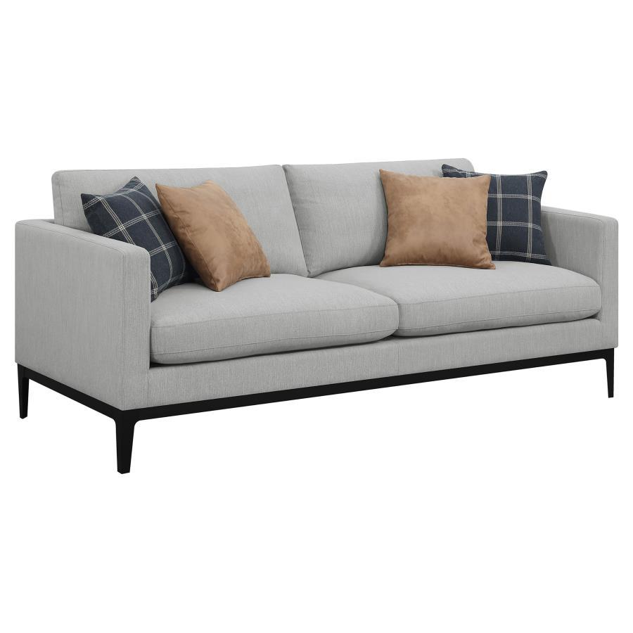 Apperson - Cushioned Back Sofa - Light Gray