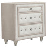 Antonella - 3-Drawer Upholstered Nightstand