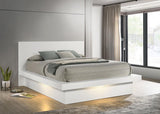 Jessica - Cama con plataforma y asiento con rieles