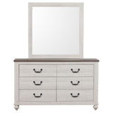 Stillwood - 6-Drawer Dresser With Mirror - Vintage Linen