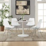 Lowry - Round Dining Set Tulip Table With Eiffel Chairs