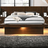 Jessica - Cama con plataforma y asiento con rieles