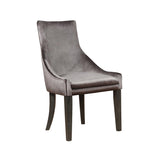 Phelps - Upholstered Demi Wing Chairs (Set of 2) - Gray