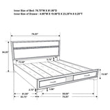 Miranda - Cama con almacenaje de 2 cajones