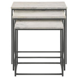 Medora - 3-Piece Nesting Table With Marble Top