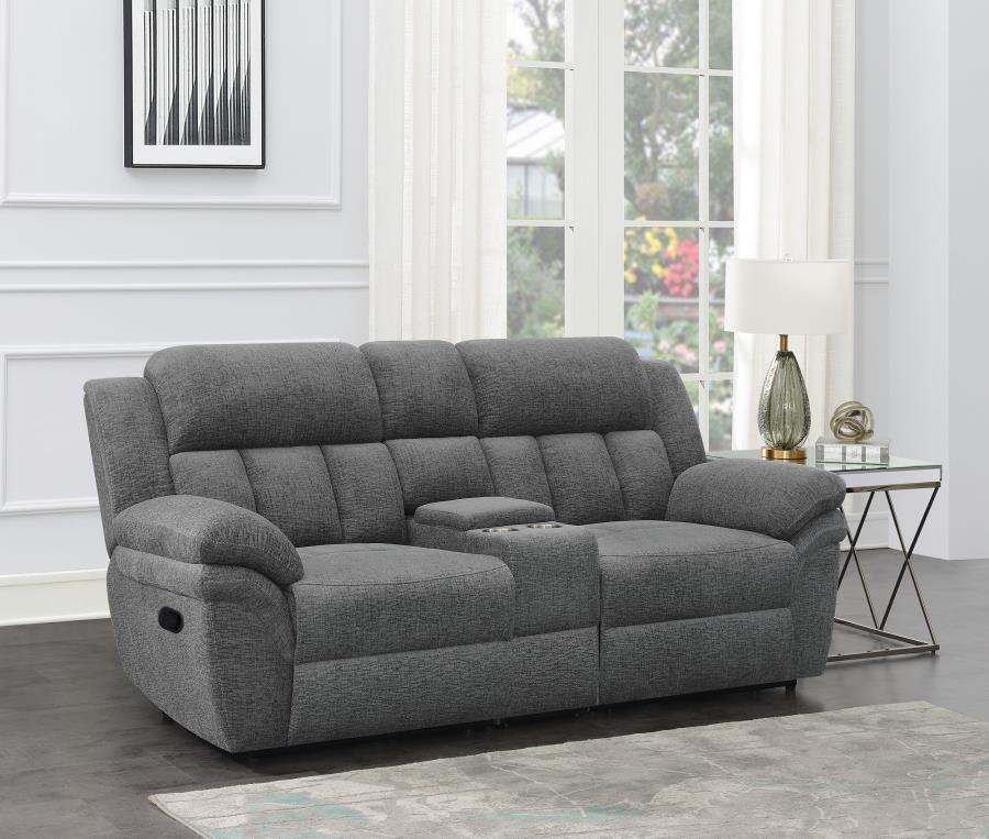 Bahréin - Loveseat tapizado con consola