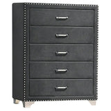 Melody - 5-Drawer Upholstered Chest