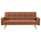 Kourtney - Upholstered Track Arms Covertible Sofa Bed