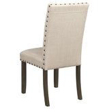 Ralland - Upholstered Side Chairs (Set of 2) - Beige And Rustic Brown