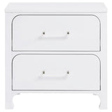 Anastasia - 2-Drawer Nightstand - Pearl White