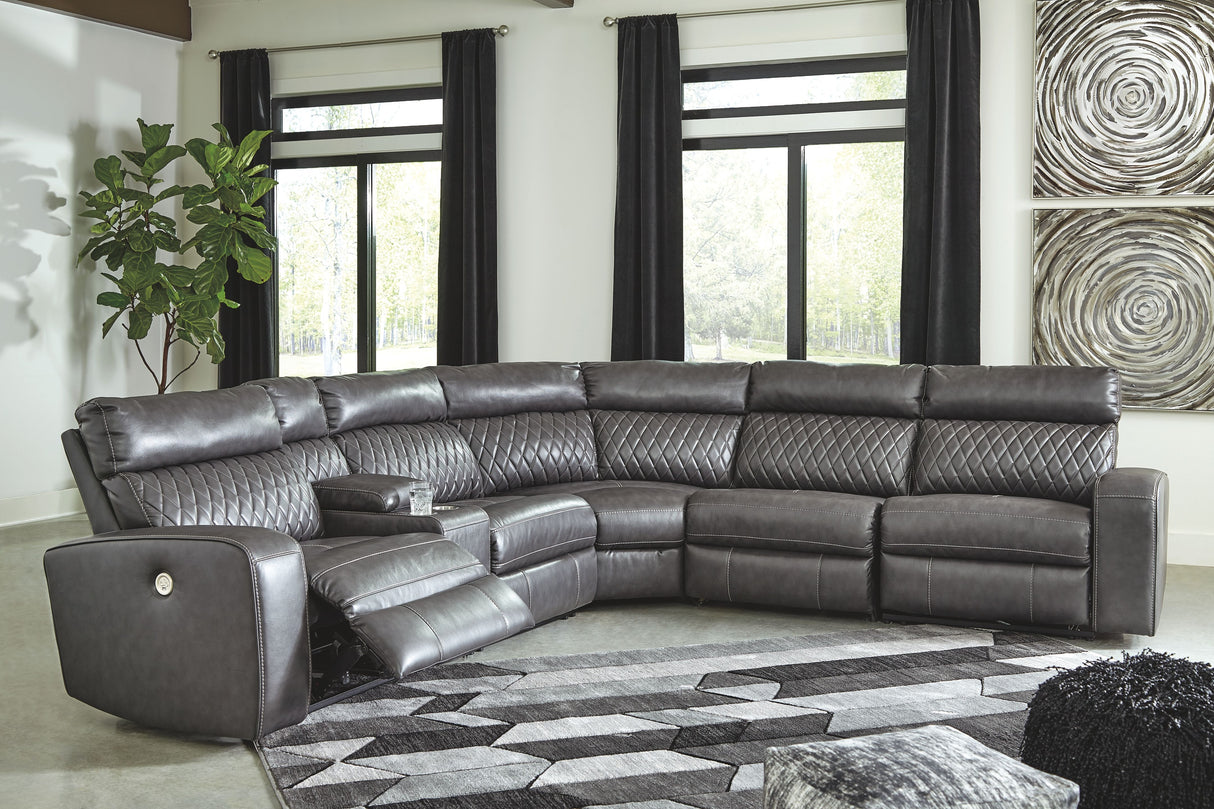 Samperstone - Power Reclining Sectional