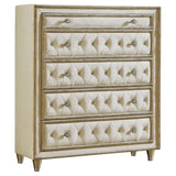 Antonella - 5-Drawer Upholstered Chest