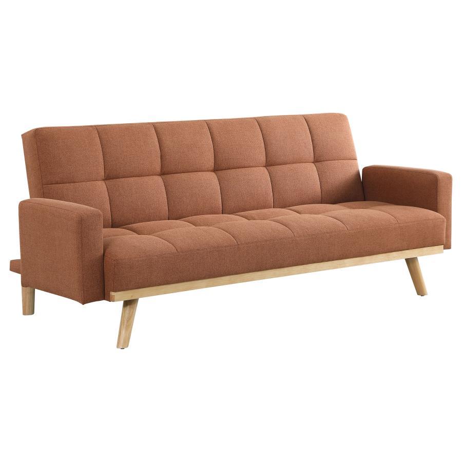 Kourtney - Upholstered Track Arms Covertible Sofa Bed