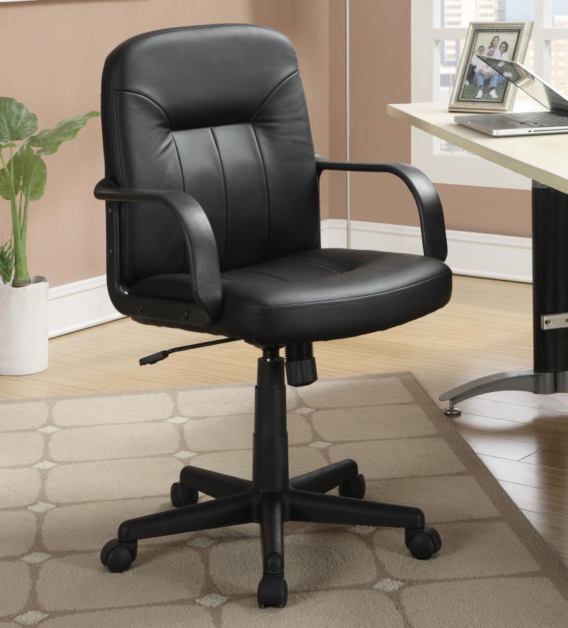 Minato - Silla de oficina de altura ajustable - Negro