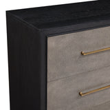 Payson - Nightstand - Black & Gray