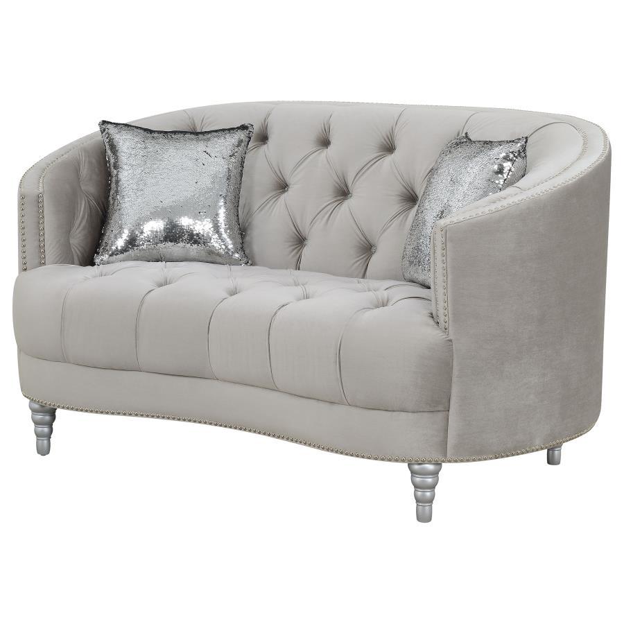 Avonlea - Loveseat tapizado con brazo inclinado