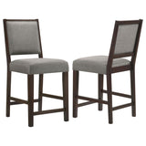 Bedford - Upholstered Open Back Bar Stools With Footrest (Set of 2)