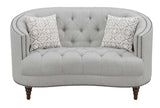 Avonlea - Loveseat tapizado con brazo inclinado