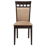 Gabriel - Upholstered Side Chairs (Set of 2) - Cappuccino And Tan