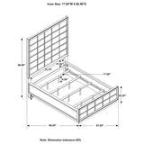 Durango - Upholstered Bed Peppercorn