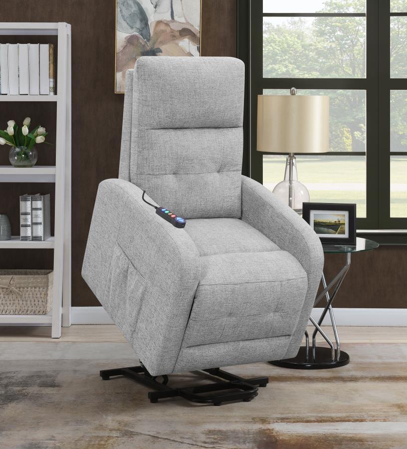 Howie - Tufted Upholstered Power Lift Recliner