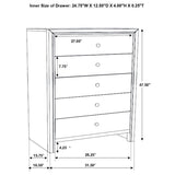 Serenity - Five-drawer Chest