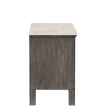 Lisbon - Marble Top Nightstand - Gray