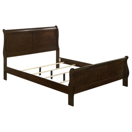 Louis Philippe - Cama tipo trineo con paneles