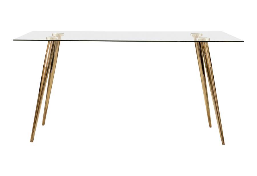 Gilman - Rectangle Glass Top Dining Table