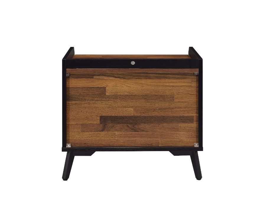 Jiranty - Accent Table - Walnut & Black Finish