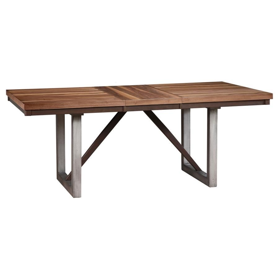 Spring Creek - Mesa de comedor con hoja extensible - Nogal natural