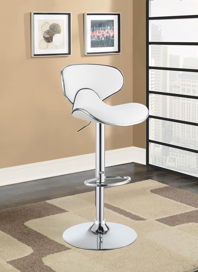 Edenton - Upholstered Adjustable Height Bar Stools (Set of 2)