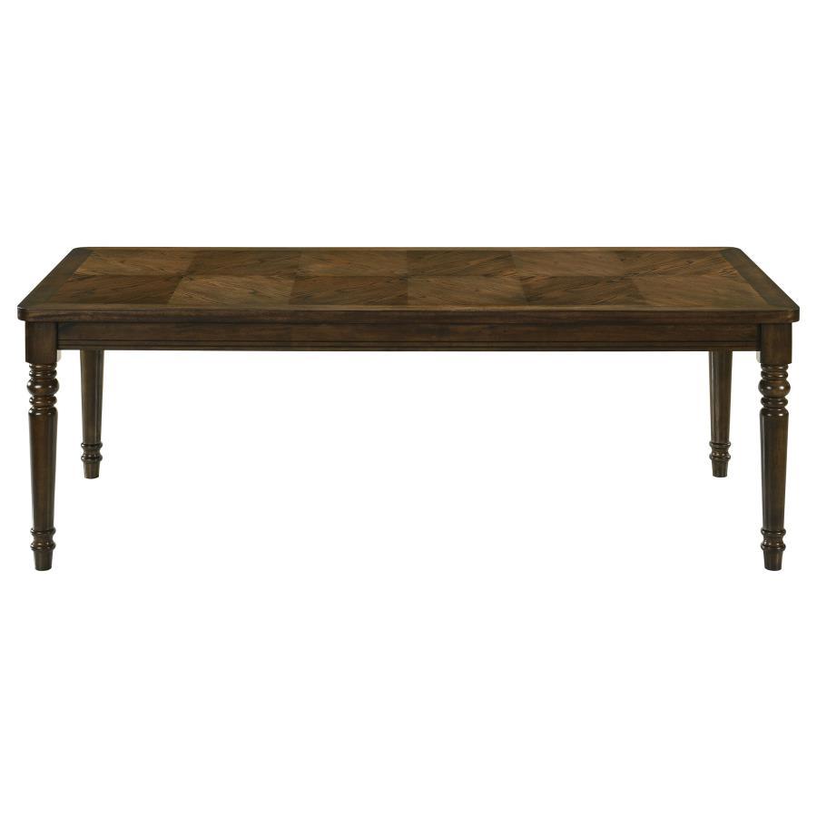 Willowbrook - Mesa de comedor rectangular de madera - Nogal