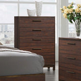 Edmonton - 5-Drawer Chest - Rustic Tobacco