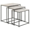 Medora - 3-Piece Nesting Table With Marble Top